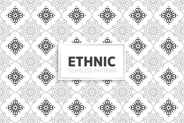 Seamless tribal texture geometric design