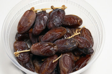 dates stock on bowl for eat on ramadan