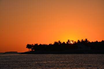 Sunset at Key West Mallory Square