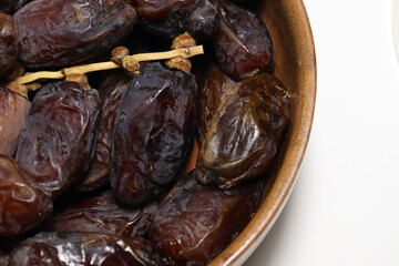 dates stock on bowl for eat on ramadan