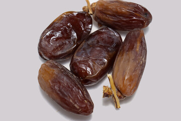 dates stock on white background