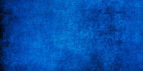 blue colored grunge wall texture for banner, backdrop