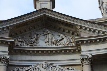 Two similar churches on San Carlo square - Turin