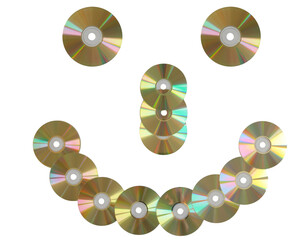 CD discs happy smile