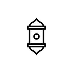 islamic lantern icon. ramadan icon. perfect to logo, presentation, template, website, application, and more product. vector icon design line style