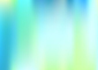 Holograph Minimal Banner. Pearlescent Holographic Fluid Glam