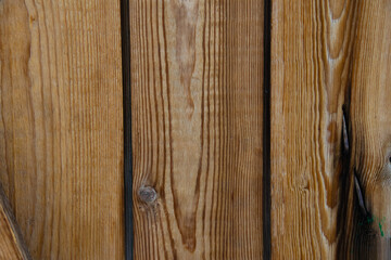 Wood texture, background with copy space. Old boards are brown.