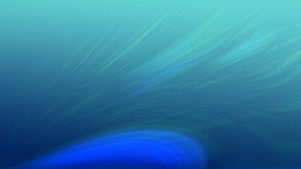 Azure blue water abstraction of the movement of a tropical sea wave, the expression of rolling swirling splashes and strokes, sun glare. Abstract background for the design.