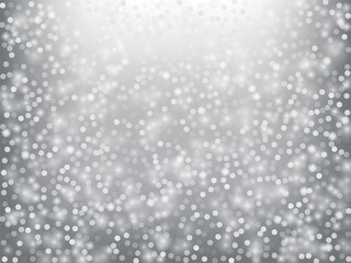 Obraz premium Falling Snow Confetti Winter Vector Background.