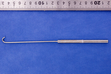 Spay or ovariectomy hook