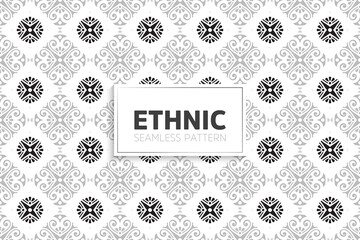 Seamless tribal texture geometric design