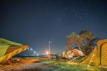 キャンプの夜