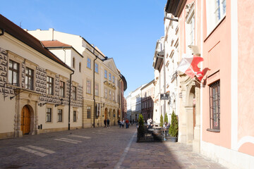 Fototapeta na wymiar street in old town