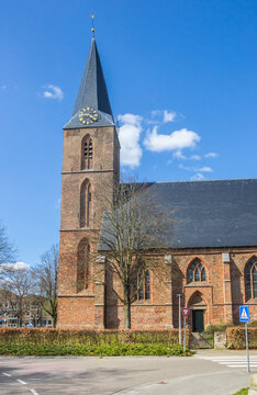 Side view of the historic Stefanuskerk church in Beilen, Netherlands