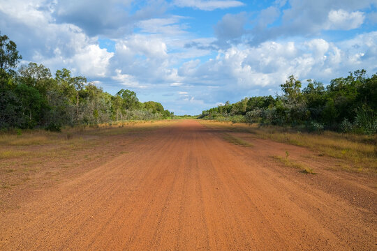 Outback Airstrip On Crab Claw Island In The Northern Territory Of Australia