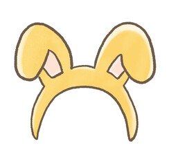 R:もっとメルヘンでパステルなうさみみ ☆オレンジ