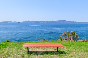 神崎鼻　日本本土最西端の地　長崎県佐世保市　Kouzakibana The westernmost part of mainland Japan Nagasaki-ken Sasebo city