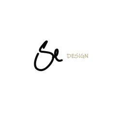 Initial handwriting or handwritten logo for identity