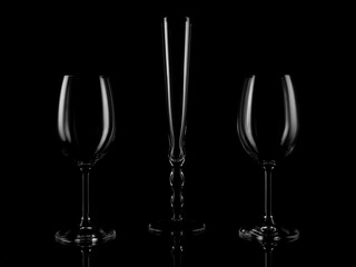 Reflexionen auf Glas