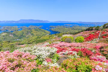 Gardinen 西海国立長串山公園のつつじ　長崎県佐世保市　Azalea Nagasaki-ken Sasebo city Saikai National Park Nagakushiyama park © M・H