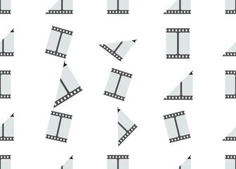 Camera roll. Geometric seamless pattern for design.