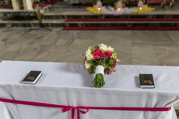 wedding bouquet of the bride