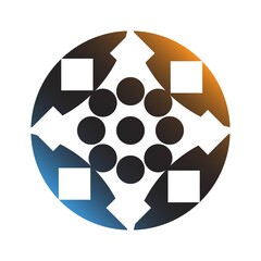 Abstract Shape Logo Concept. Vector Template Symbol Design