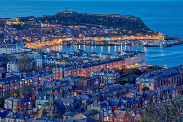 Scarborough in the Blue Hour