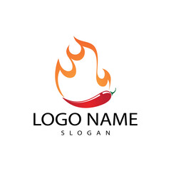 Hot Chili vector icon illustration design