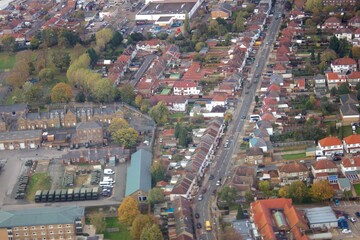 Obraz premium London neighborhood from above
