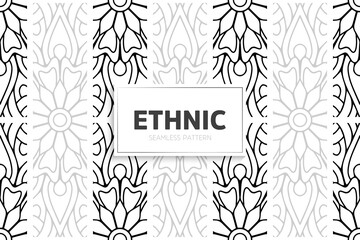 Seamless tribal texture geometric design