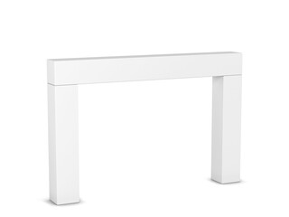 Blank event arch mockup