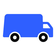 truck, delivery van icon design vector
