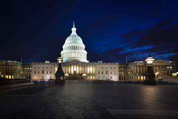 U.S. Capitol Building at night - Washington D.C. United States of America