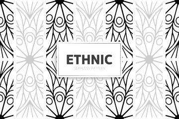 Seamless tribal texture geometric design