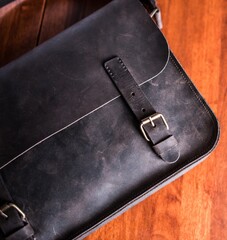 briefcase bag made of genuine leather