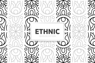 Seamless tribal texture geometric design