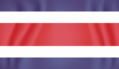Obraz premium Grunge Costa Rica flag. Costa Rica flag with waving grunge texture.