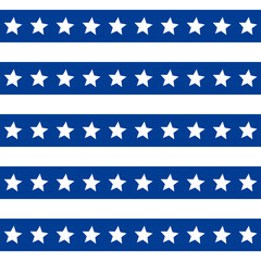 Blue lines and white stars. Same pattern with stars.