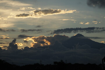 Golden clouds
