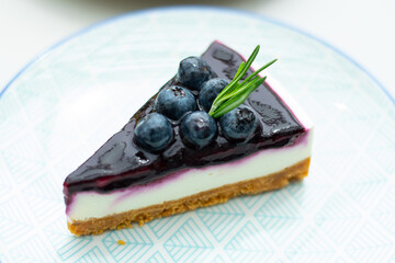 Blueberry cheese pie