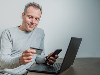 Purchasing online from home