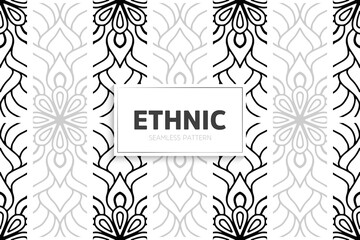 Seamless tribal texture geometric design