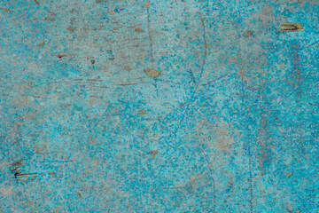 Fototapeta na wymiar Old blue-painted chipboard texture