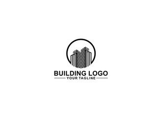 building logo in white background