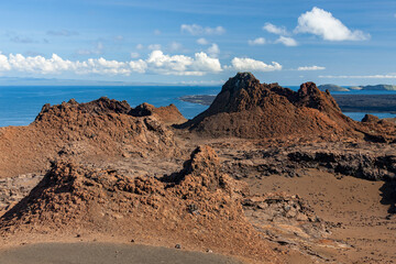 Volcanic landscape - Bartolome in the Galapagos Islands