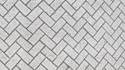 Texture of the pavements on street