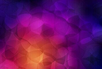 Obraz premium Dark Pink, Yellow vector abstract mosaic pattern.