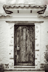 B&W Vintage Door