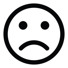 face emoji icon design black
